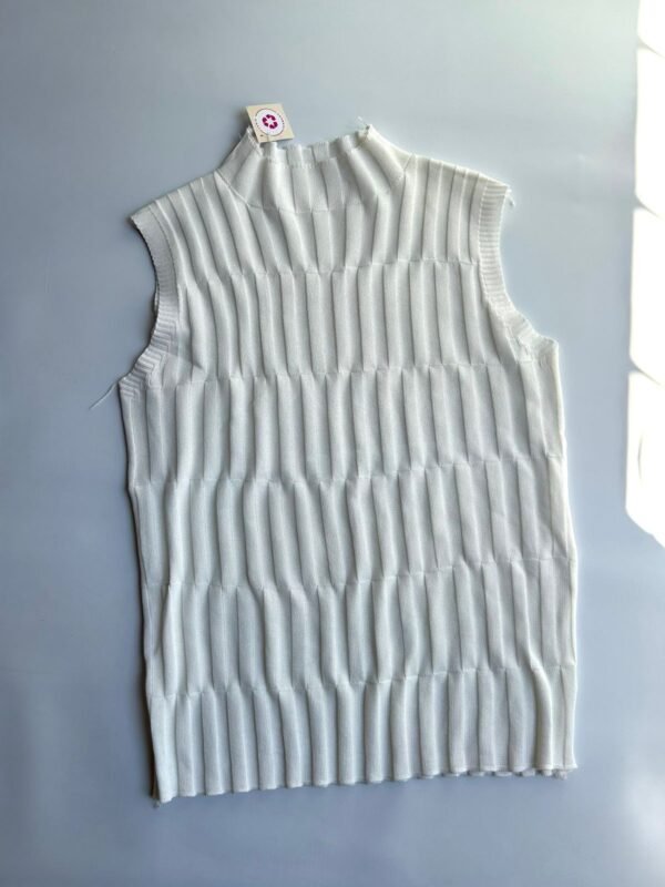 Remera Tejida Sin Mangas