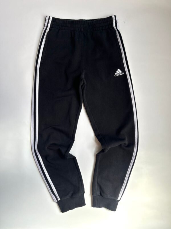 Jogging Adidas Negro de Algodón con Líneas Laterales