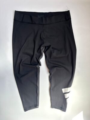 Calza Adidas AEROREADY Bicolor Negra y Gris