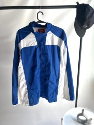 ROMPEVIENTO ESTILO AMERICANO AZUL Y BLANCO