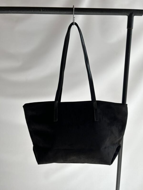 Tote bag gamuza NEGRA