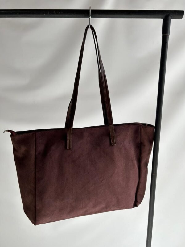 Tote bag gamuza MARRÓN