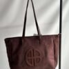 Tote bag gamuza MARRÓN