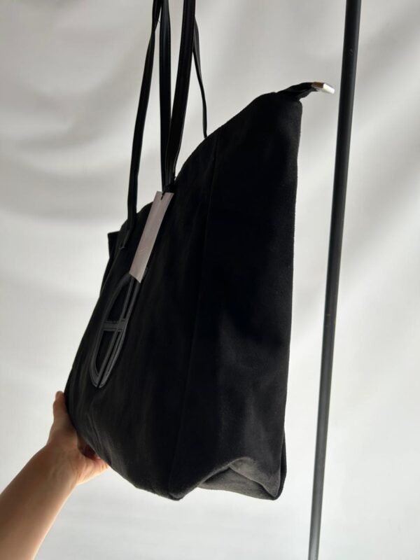 Tote bag gamuza NEGRA