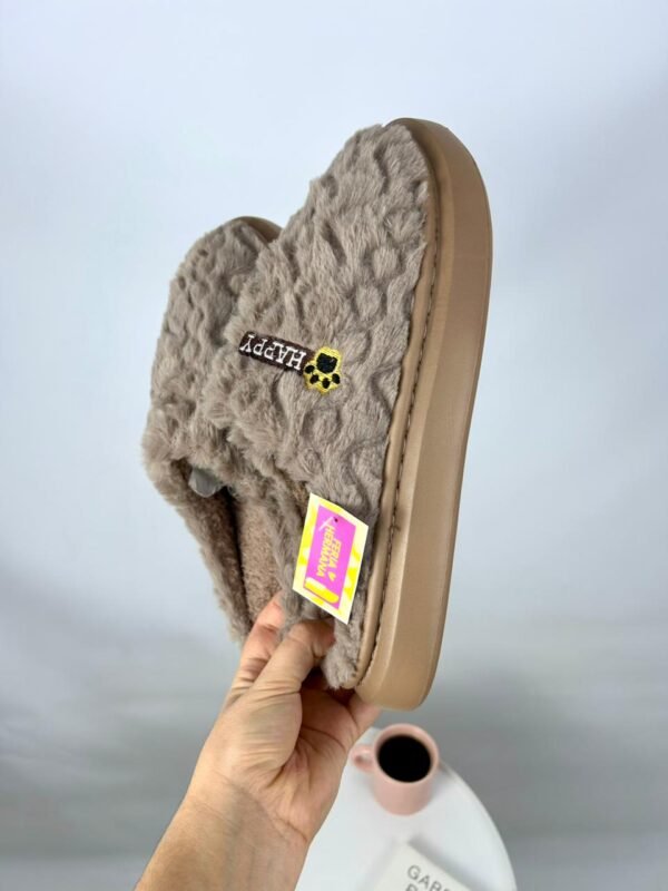 Pantuflas Happy Beige