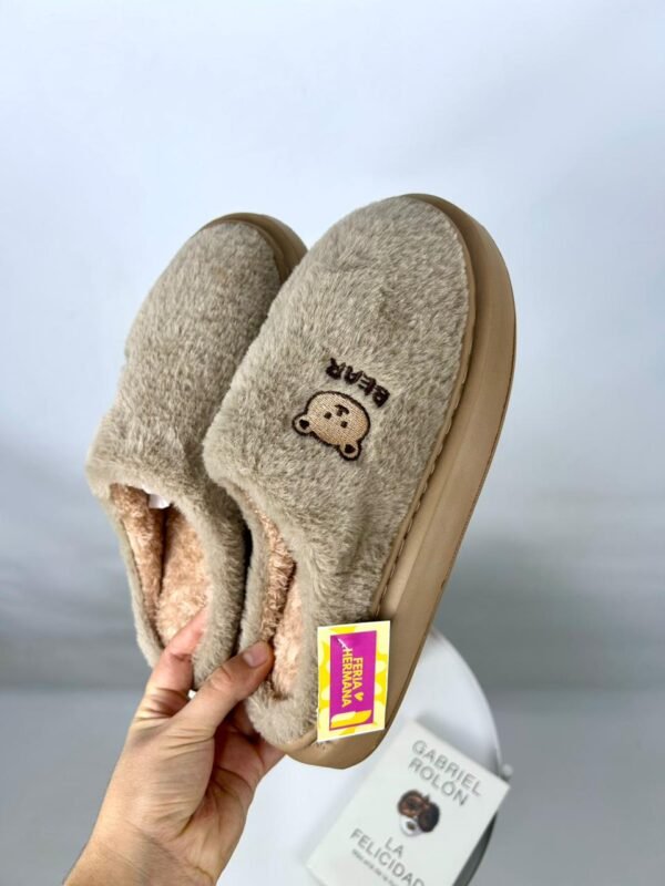 Pantuflas Bear Beige