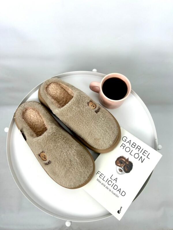 Pantuflas Bear Beige