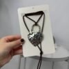 Collar Corbatero Chocolate