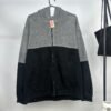 Campera de Polar Gris y Negra 200